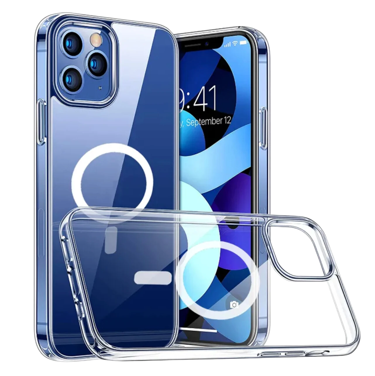 FUNDA TRANSPARENTE CON MAGSAFE